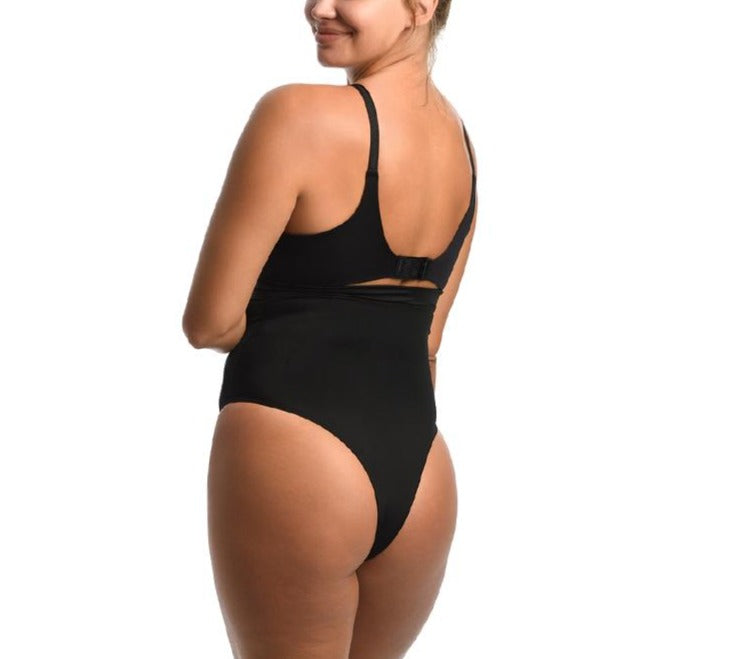 InstantFigure InstantFigure Compression Hi-Waist Panty Thong WP019T - Nude - Bonton