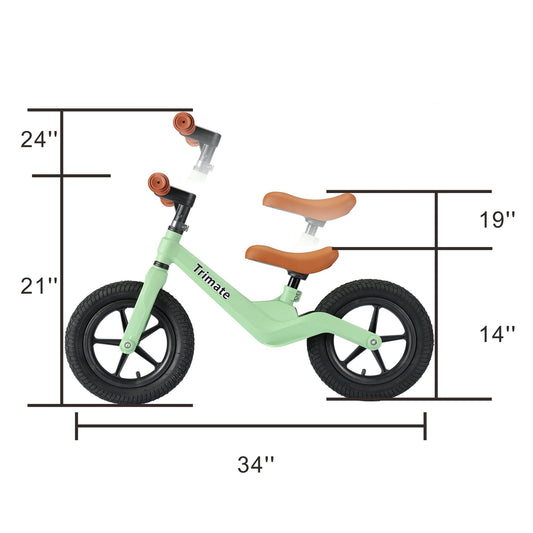 Trimate Toddler Balance Bike in Green