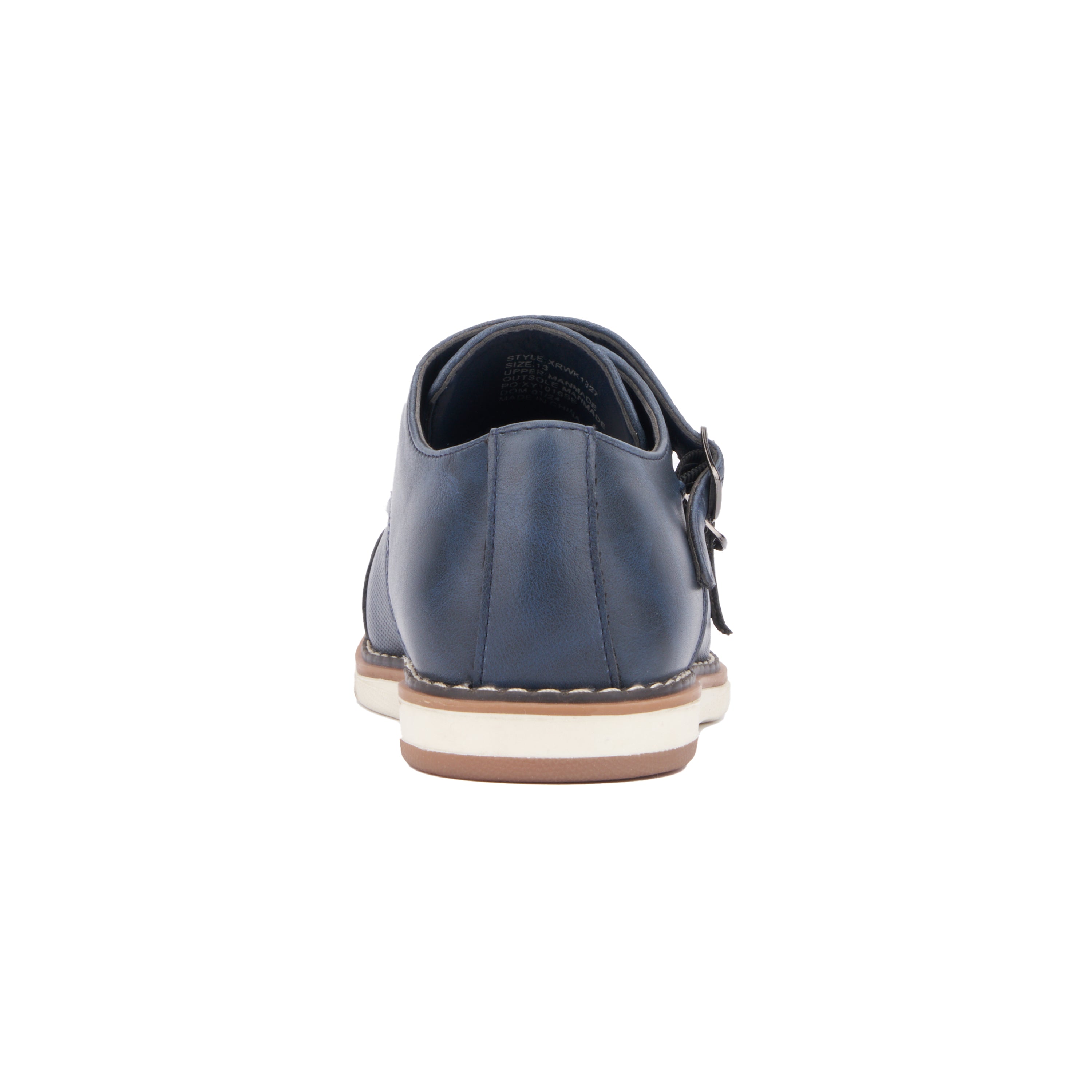  Xray Footwear Boy's Michael Dress Casual Monk Straps - Black - Bonton