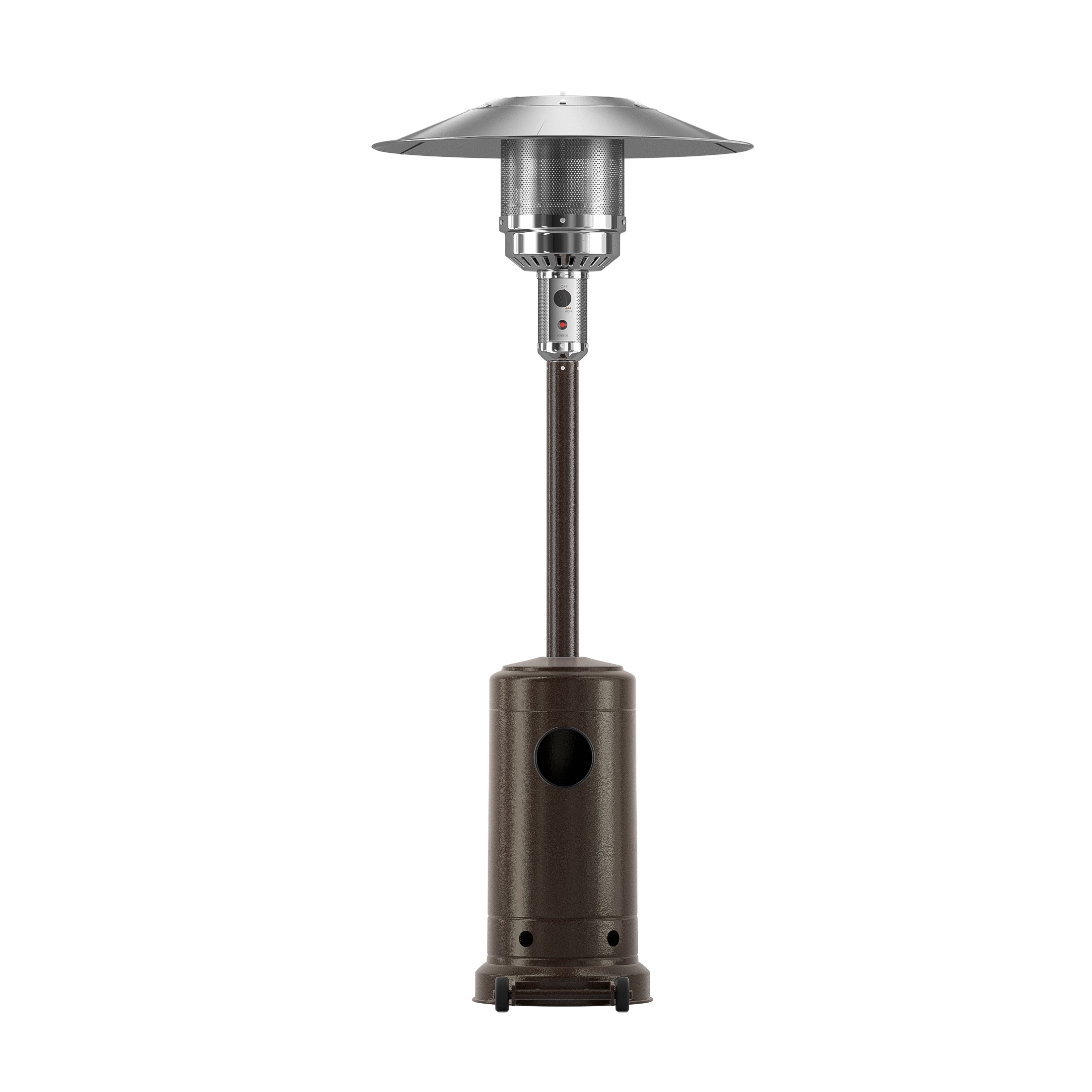  Westin Furniture Freestanding 47, 000 BTU Patio Heater - Metallic - Bonton