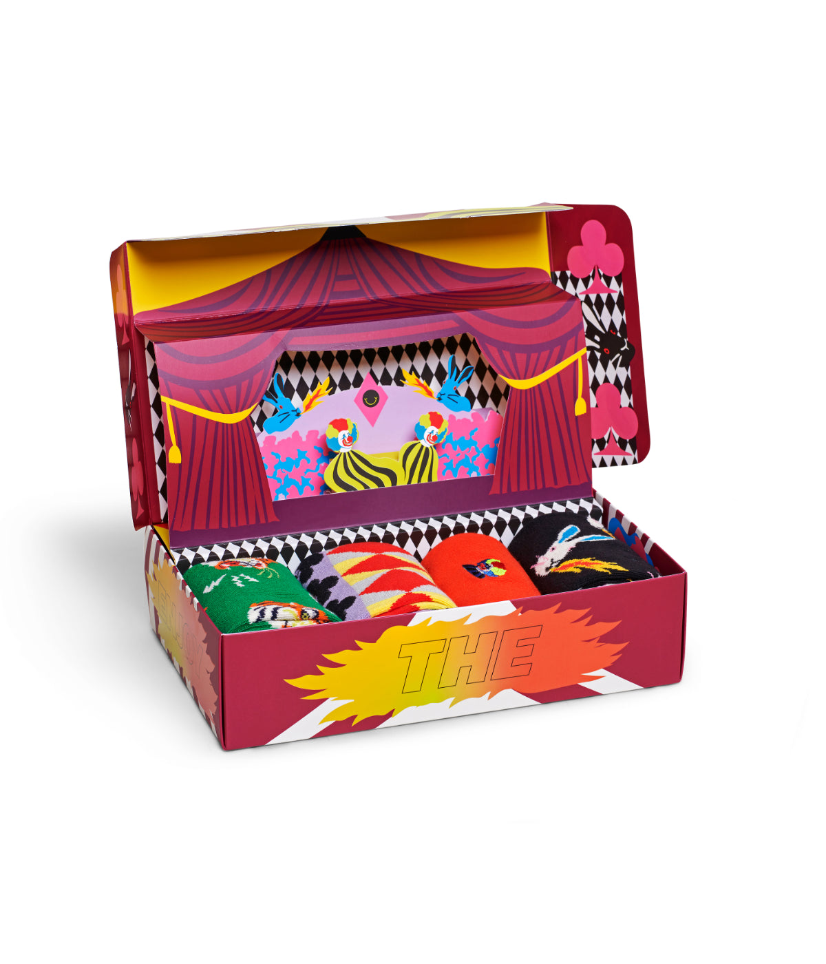  Happy Socks 4-Pack Circus Socks Gift Set Multi - Multi - Bonton