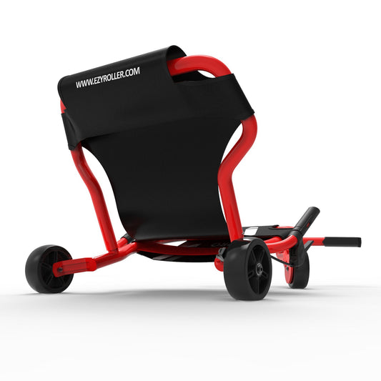 EzyRoller: Pro X - Red - Ride-On Scooter, Cambering Motion, Pedal Free Cart, Hand Brakes, Extendable Frame, 220lb Capacity, Kids & Adults Ages 9+-Multi-One Size-2