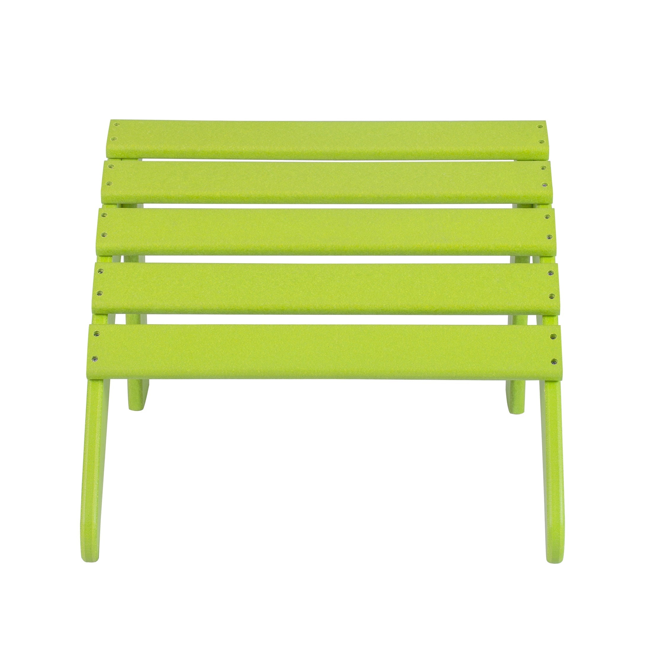  Westin Furniture Outdoor Patio Folding Adirondack Ottoman - Lime - Bonton