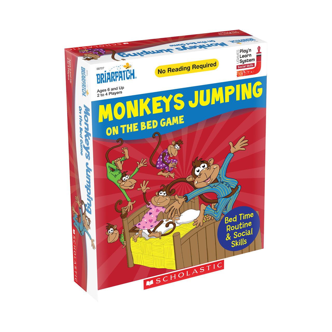  Scholastic Monkeys Jumping on the Bed Game - Multicolor - Bonton