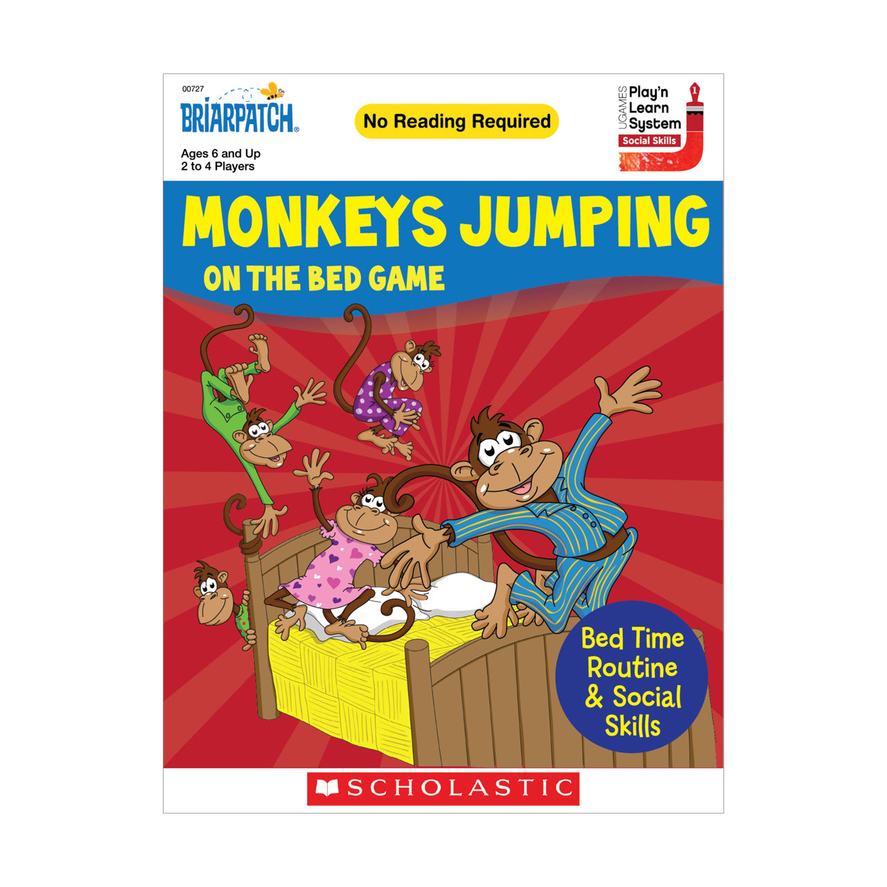  Scholastic Monkeys Jumping on the Bed Game - Multicolor - Bonton