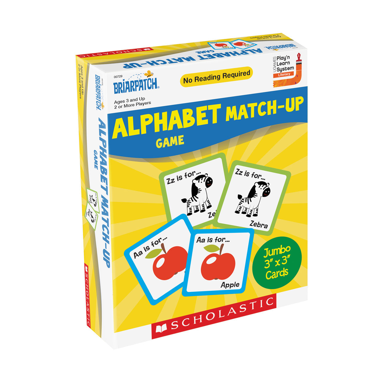  Scholastic Alphabet Match-Up Game - Multicolor - Bonton