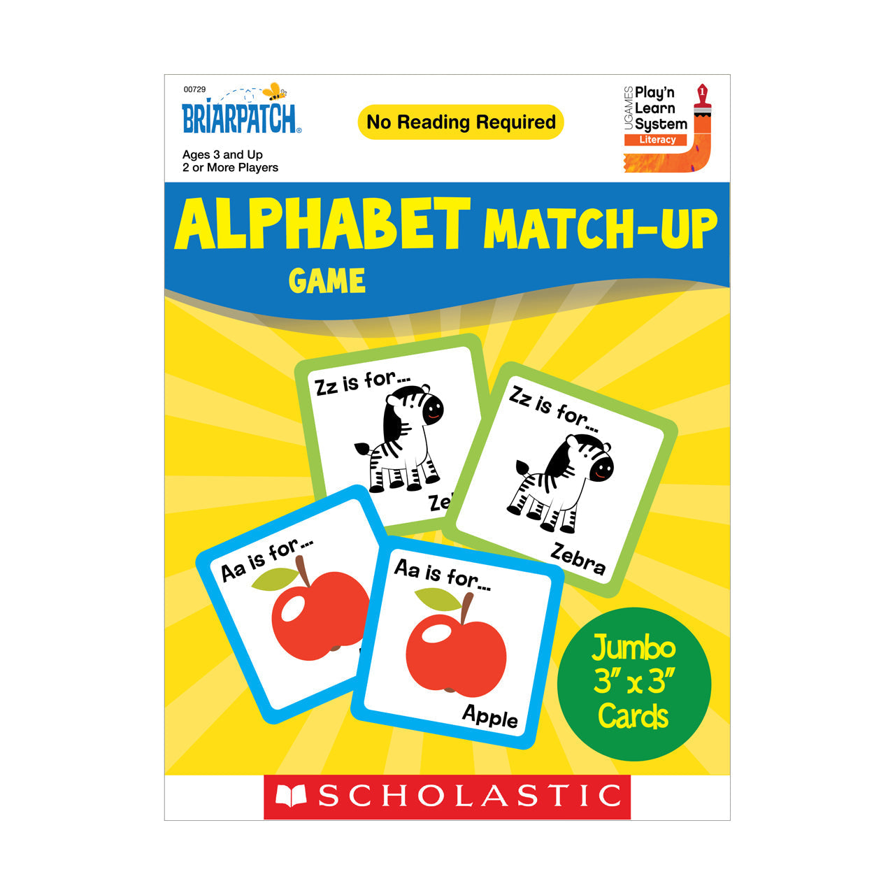  Scholastic Alphabet Match-Up Game - Multicolor - Bonton