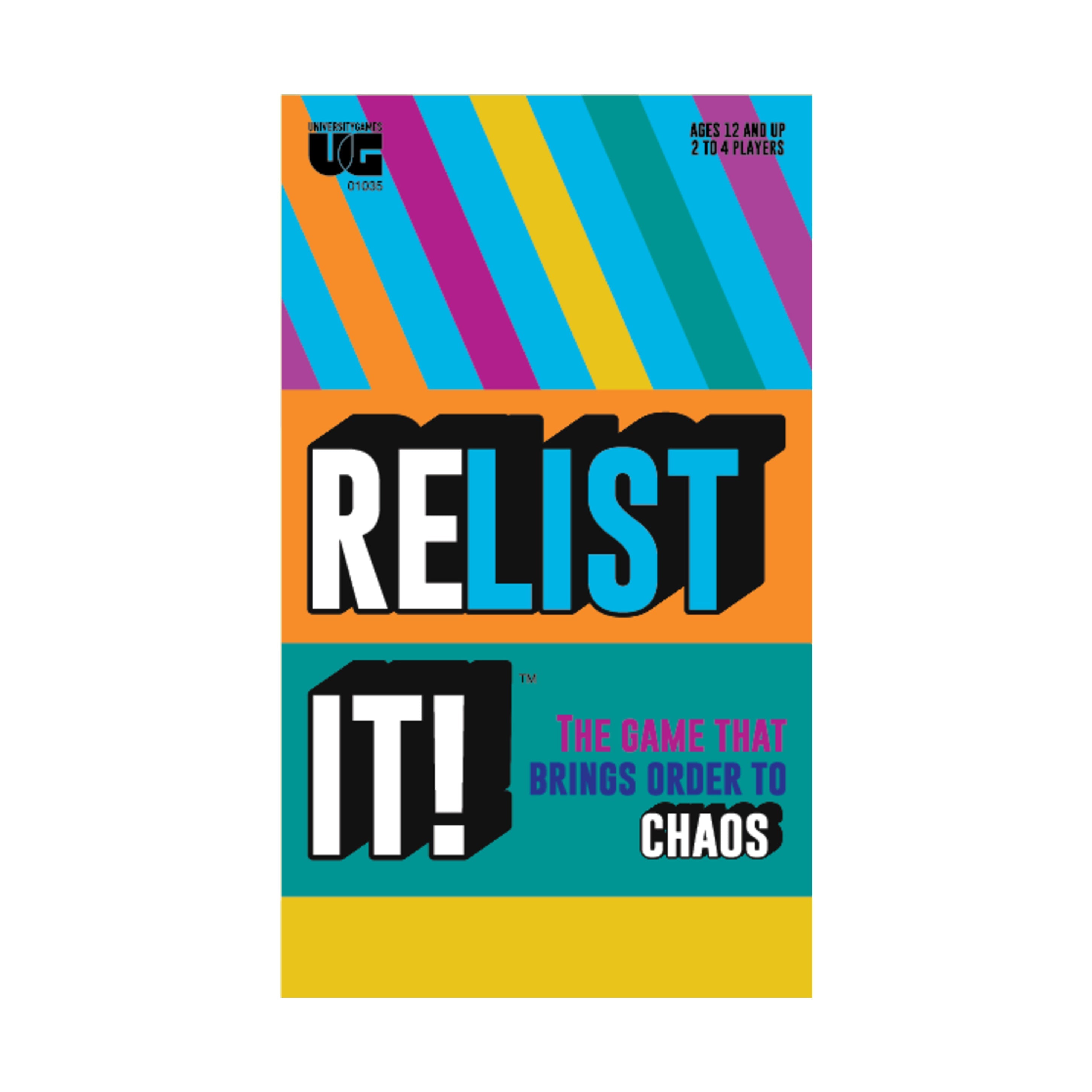  Relist It! - The Game that Brings Order to Chaos - Multi-color - Bonton