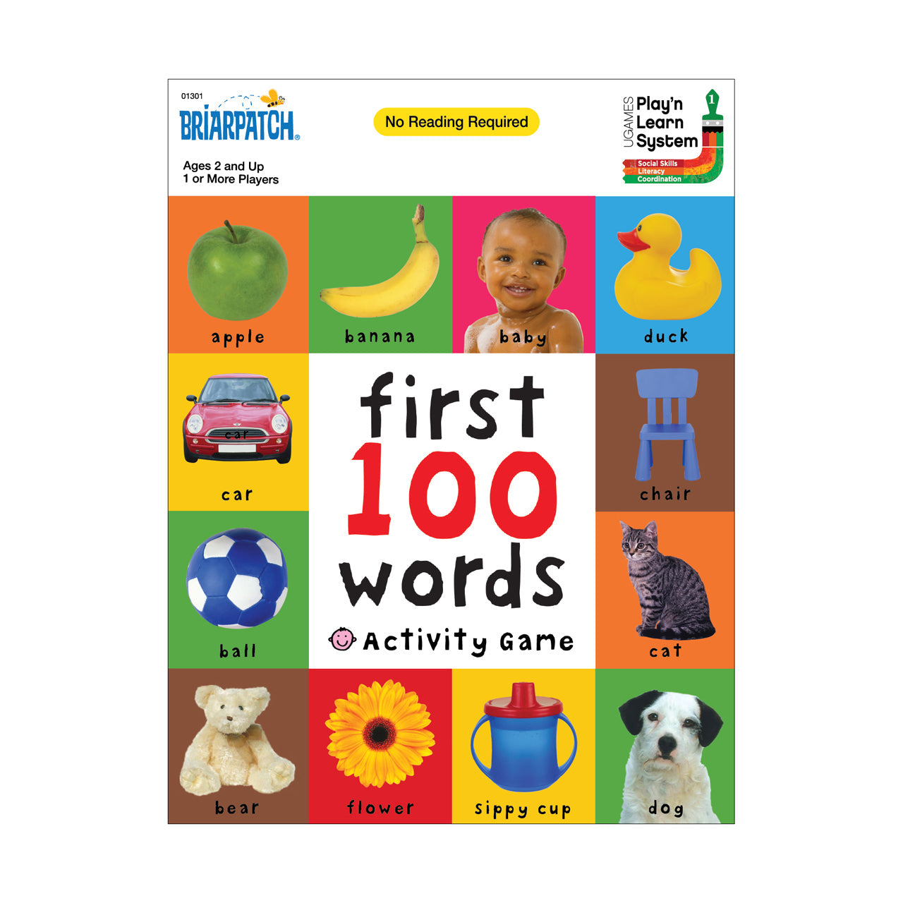  First 100 Words Activity Game - Multicolor - Bonton