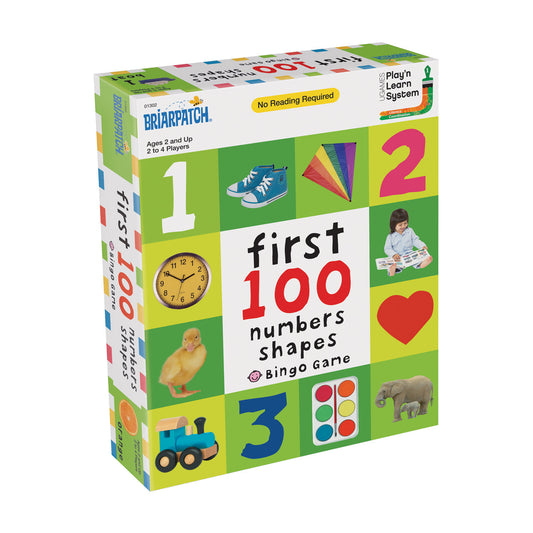 First 100 Numbers Shapes Bingo Game