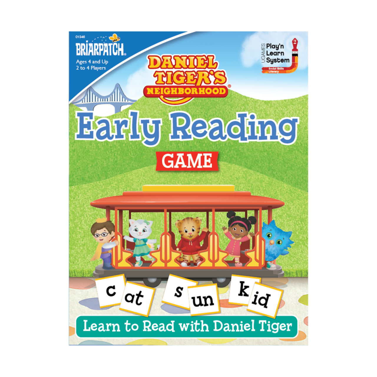  Daniel Tiger's Neighborhood Early Reading Game - Multicolor - Bonton