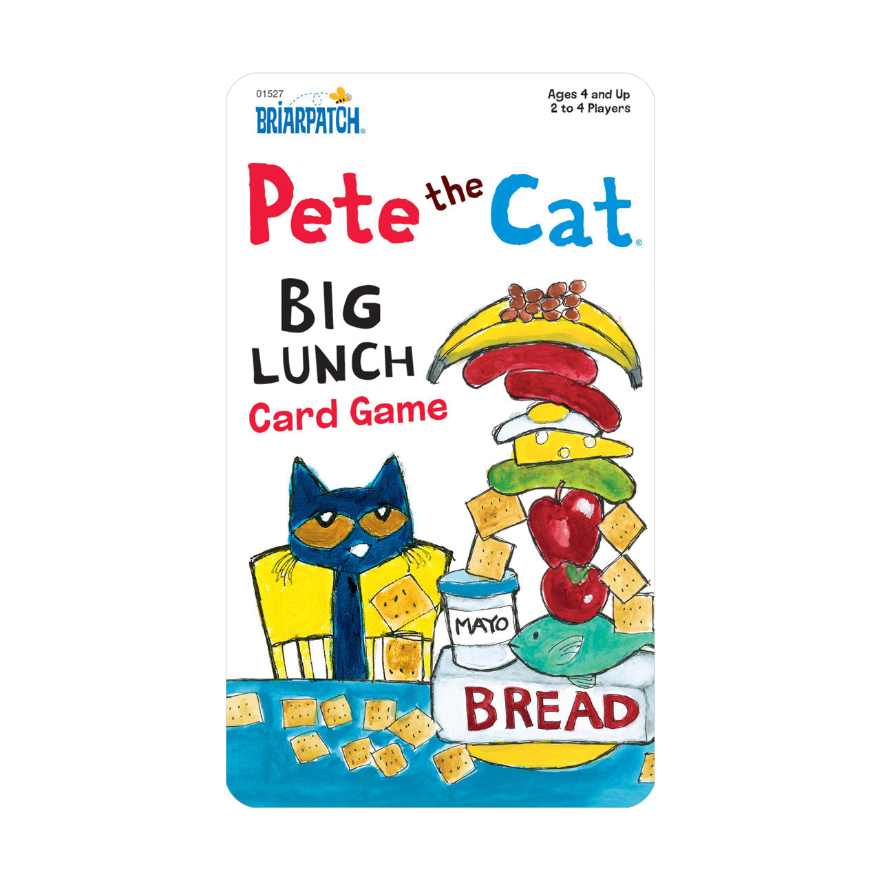  Pete the Cat Big Lunch Card Game Tin - Multicolor - Bonton