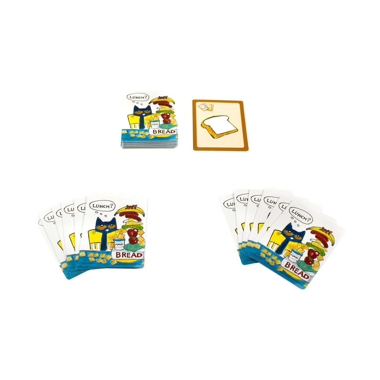  Pete the Cat Big Lunch Card Game Tin - Multicolor - Bonton