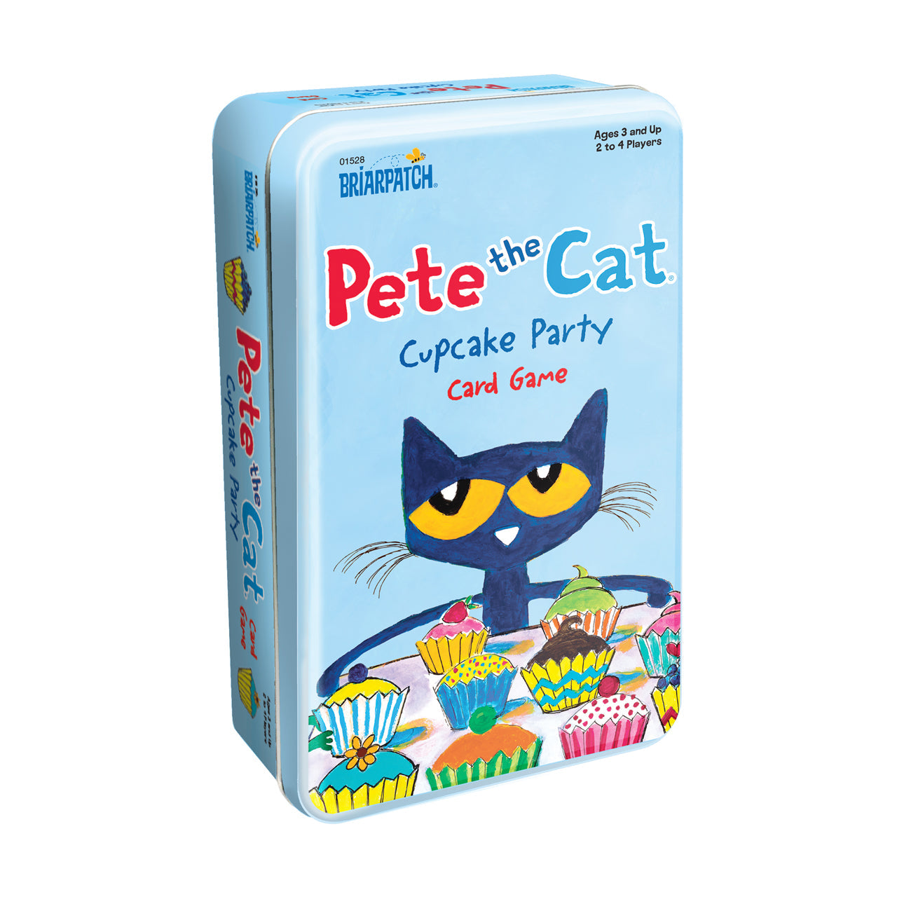  Pete the Cat - Cupcake Party Card Game Tin - Multicolor - Bonton