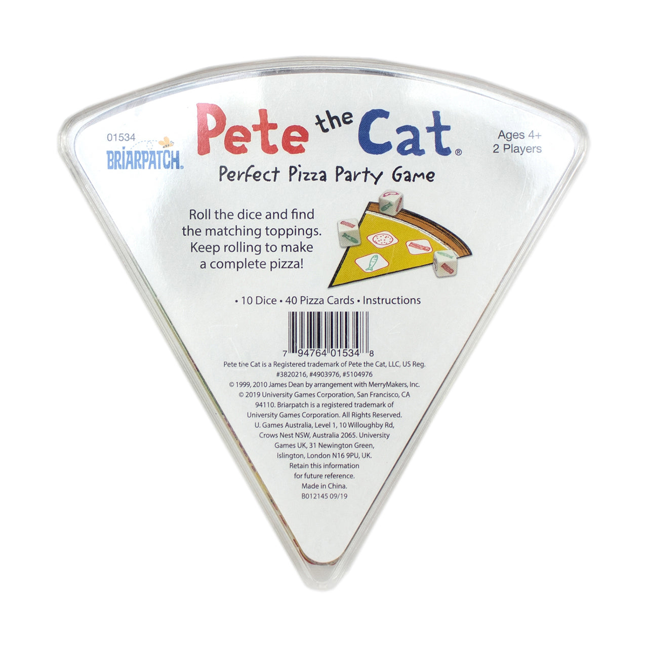  Pete the Cat - Perfect Pizza Party Game - Multicolor - Bonton