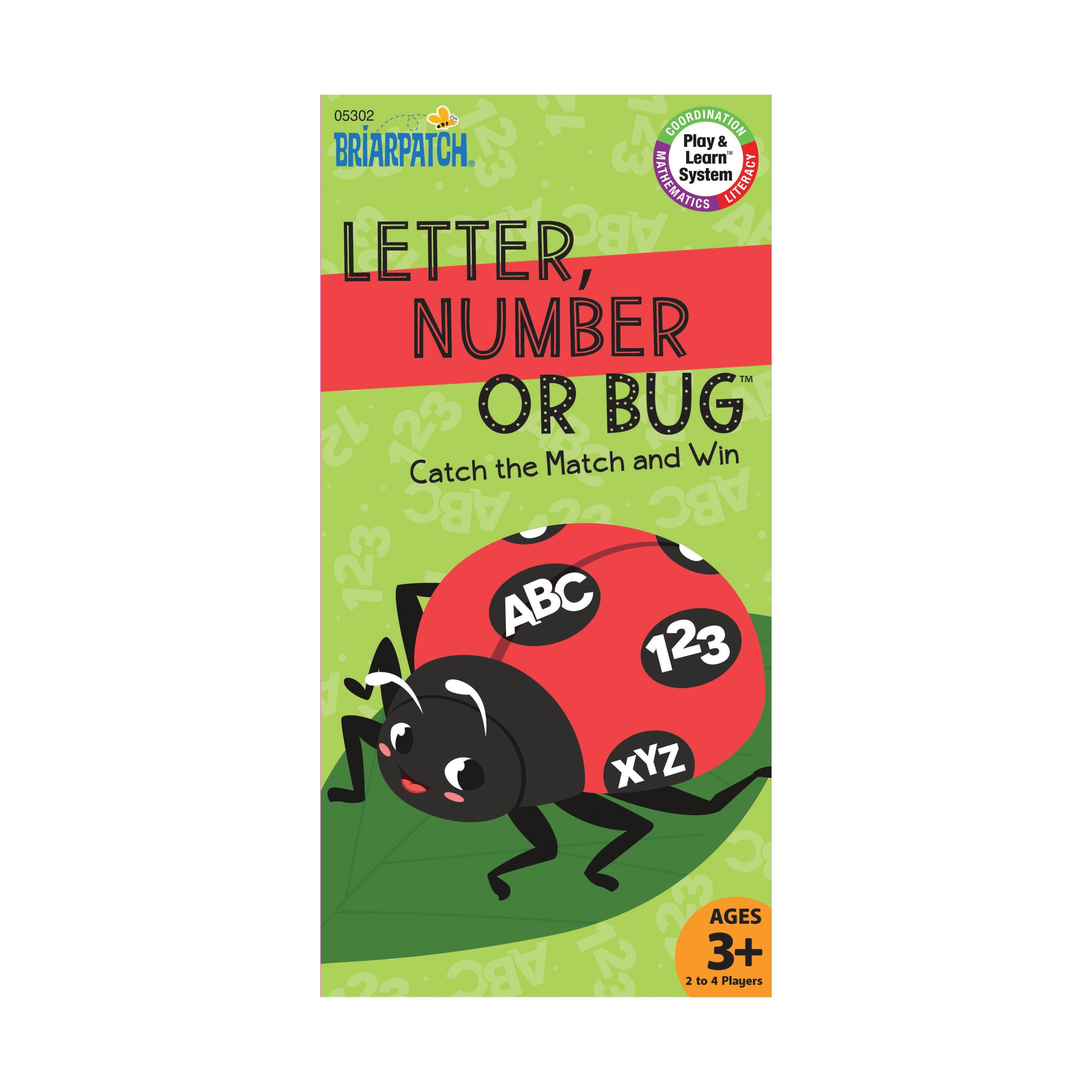  Briarpatch Letter, Number or Bug - Multi-color - Bonton