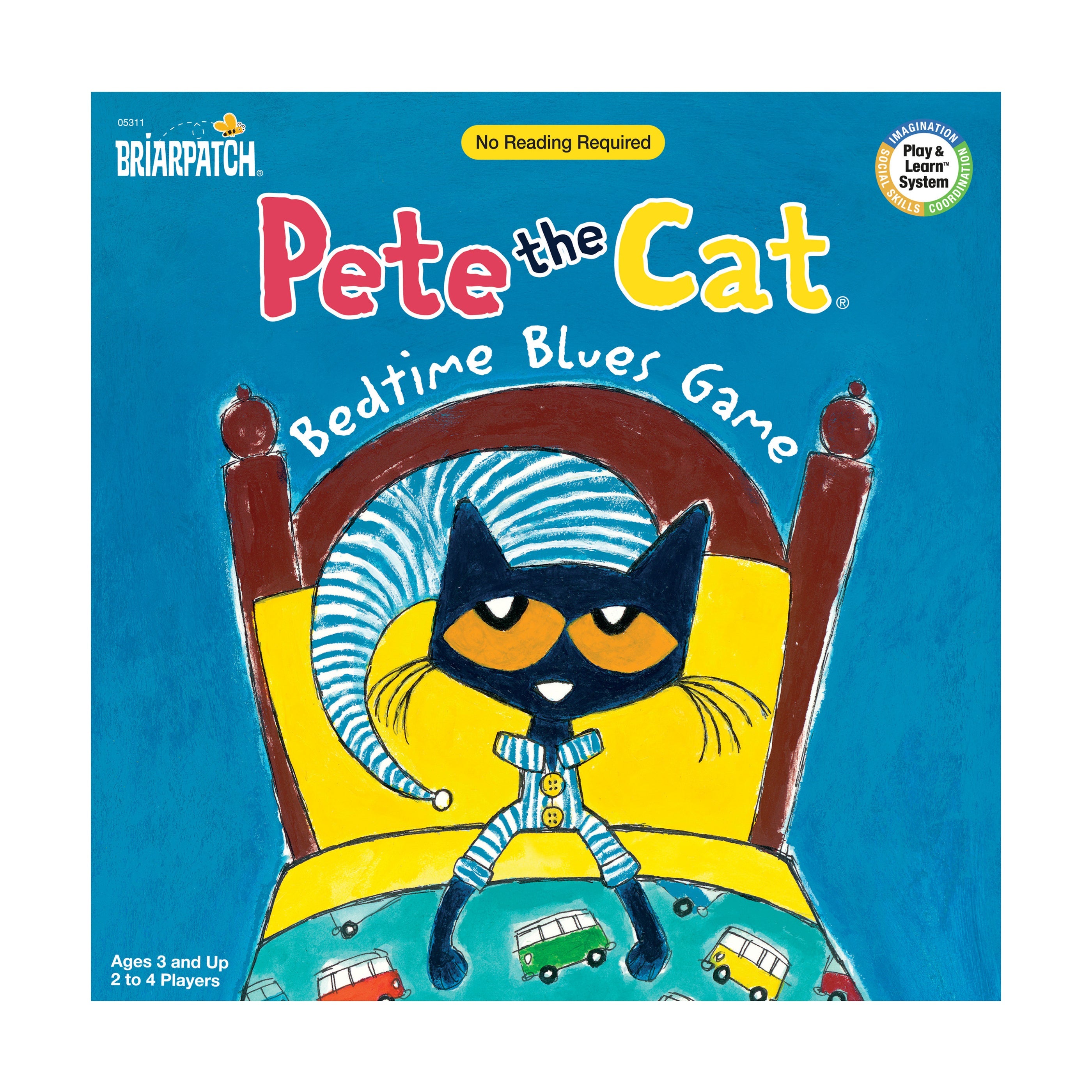  Briarpatch Pete the Cat - Bedtime Blues Game - Multi-color - Bonton