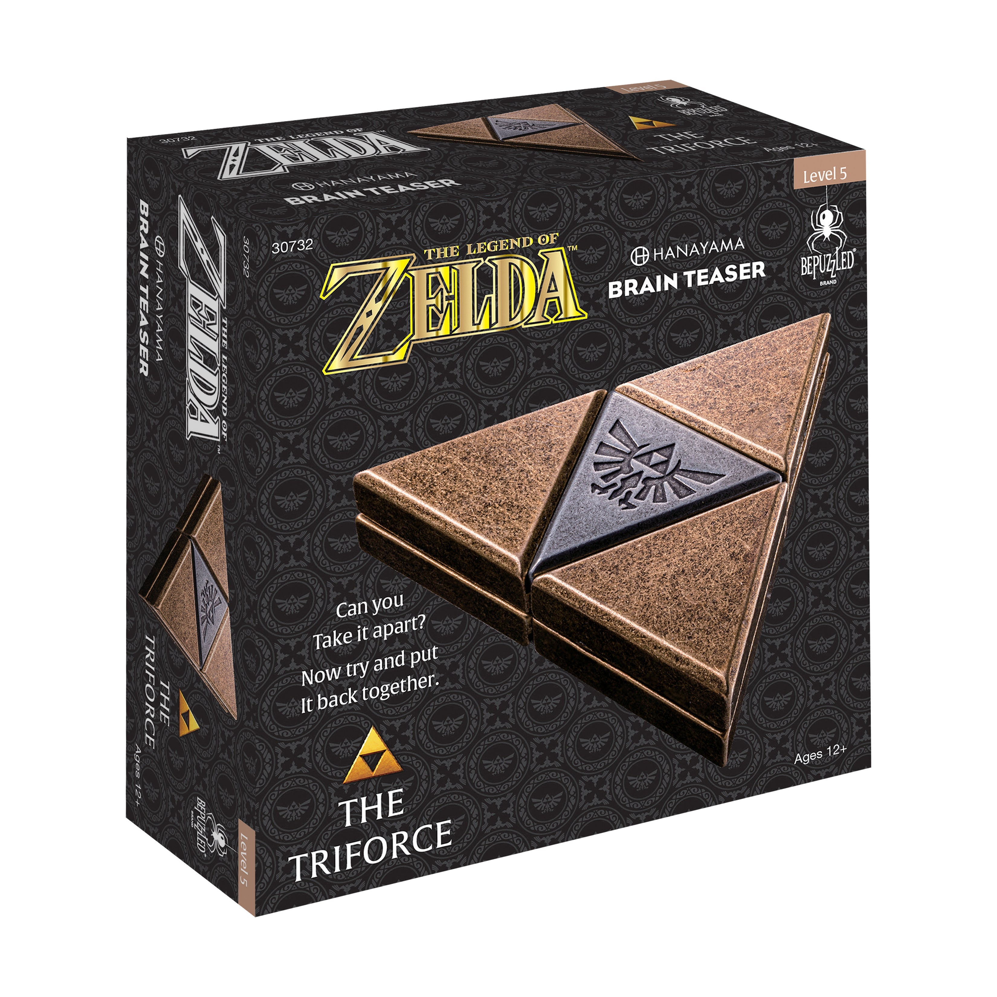  Hanayama Level 5 Cast Puzzle - The Legend of Zelda: The Triforce - Multi-color - Bonton