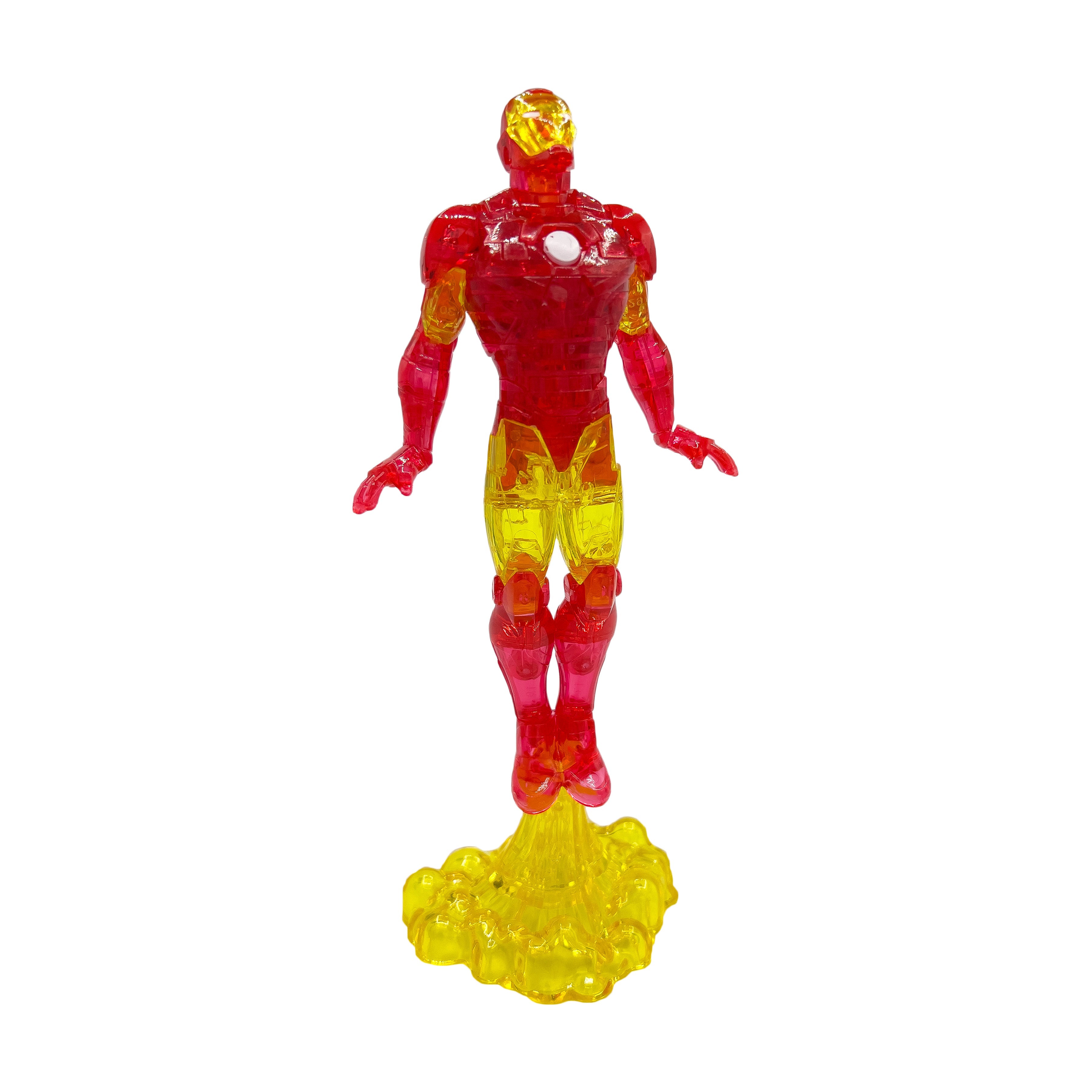  BePuzzled 3D Crystal Puzzle - Marvel Iron Man: 37 Pcs - Multi-color - Bonton