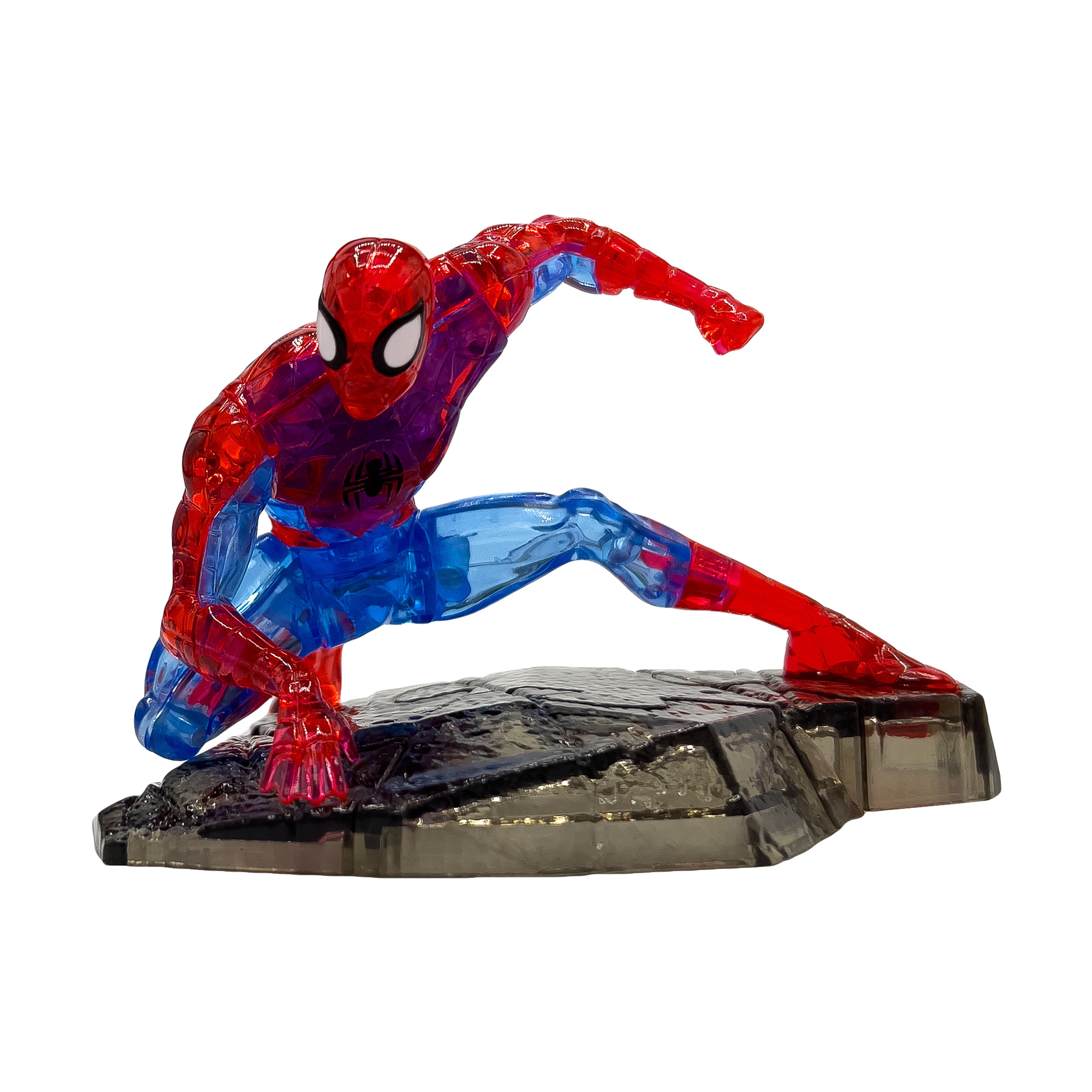  BePuzzled 3D Crystal Puzzle - Marvel Spider-Man: 33 Pcs - Multi-color - Bonton