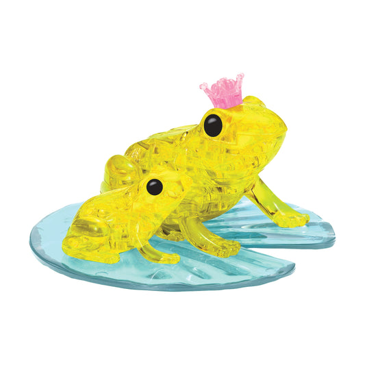 3D-Crystal-Puzzle-Frog-Yellow-43-Pcs-Multi-color-One-Size