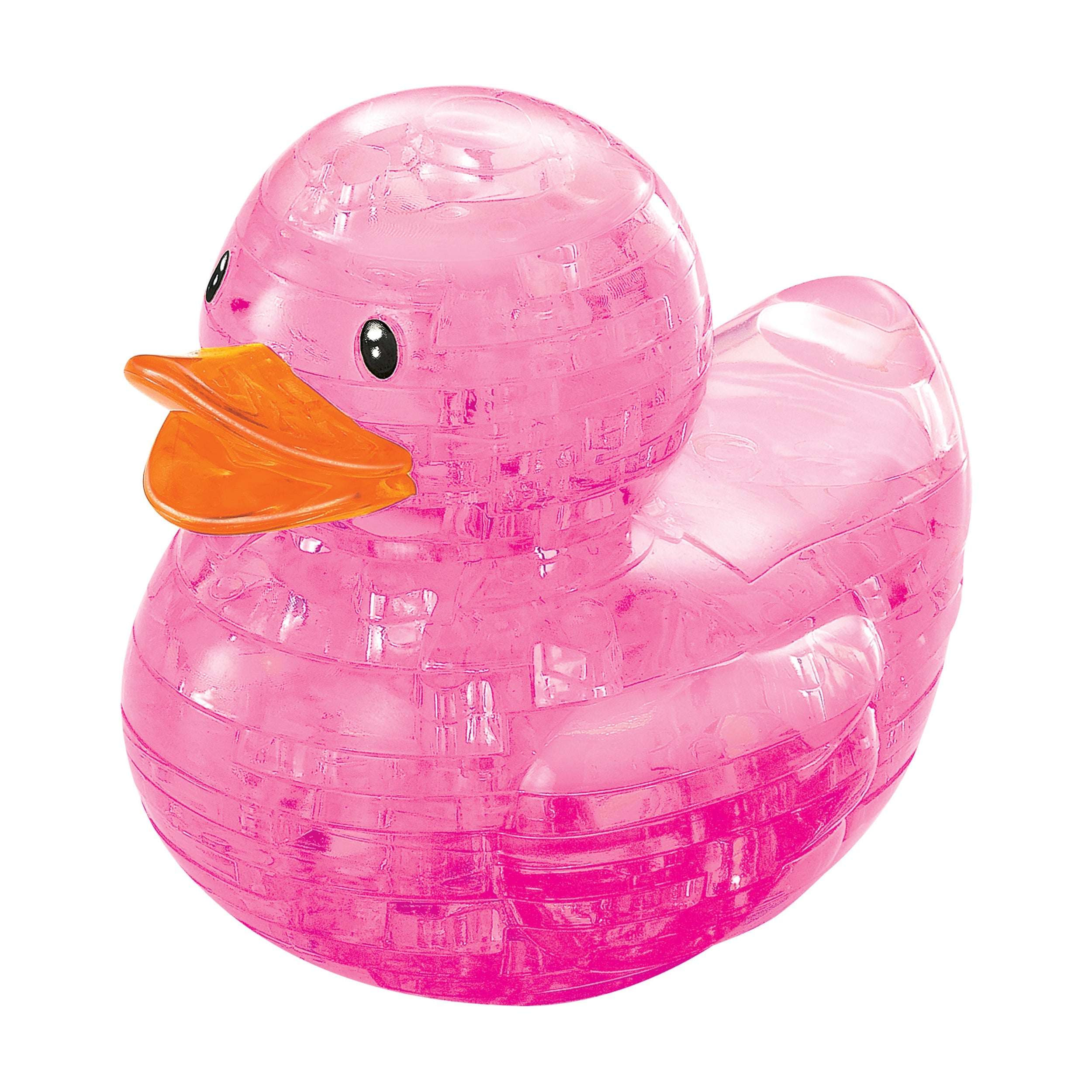  BePuzzled 3D Crystal Puzzle - Rubber Duck (Pink) - Multi-color - Bonton