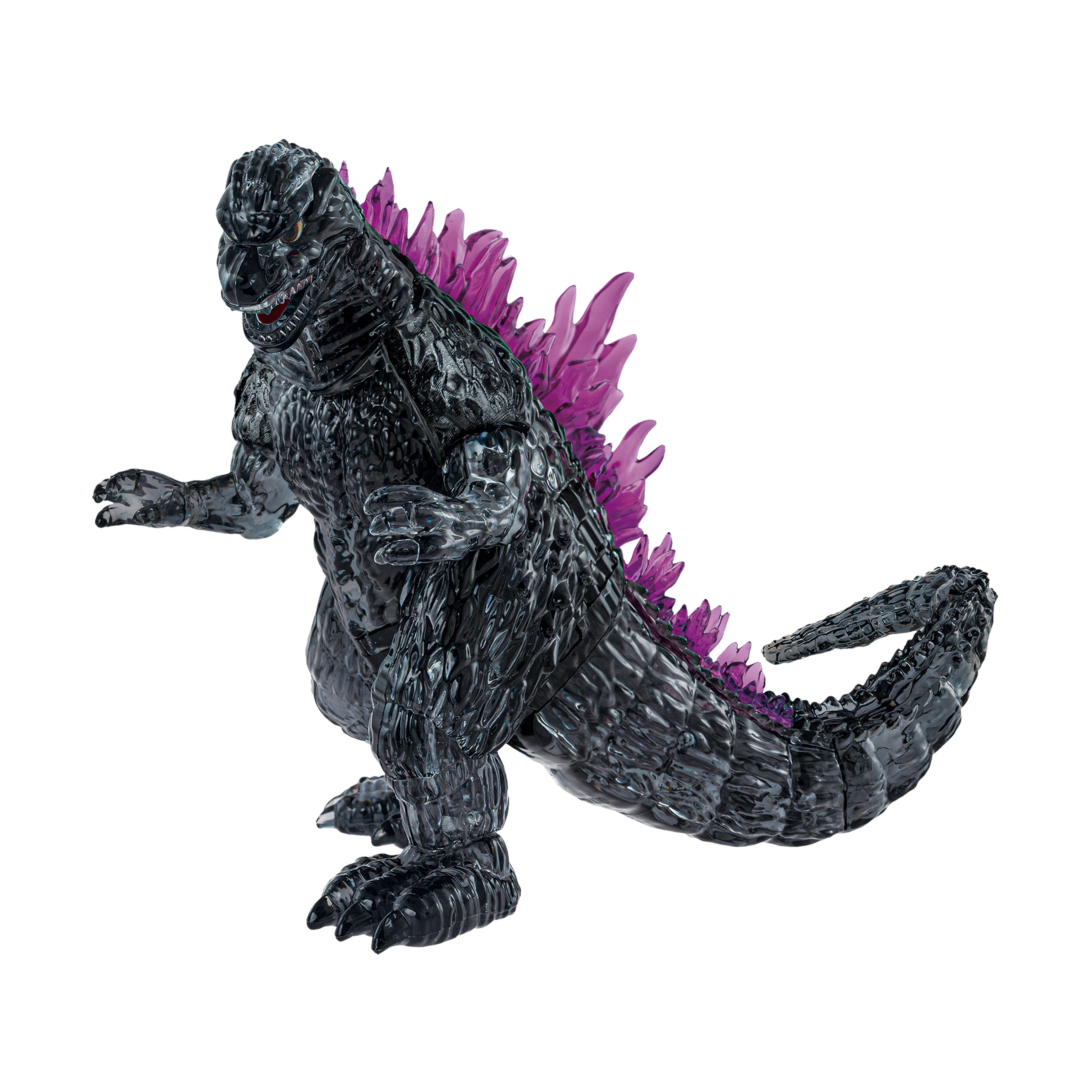  BePuzzled 3D Crystal Puzzle - Godzilla: 71 Pcs - Multi-color - Bonton