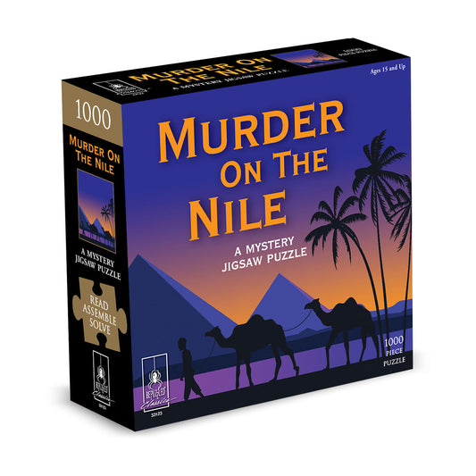 Murder on the Nile Classic Mystery Jigsaw Puzzle: 1000 Pcs