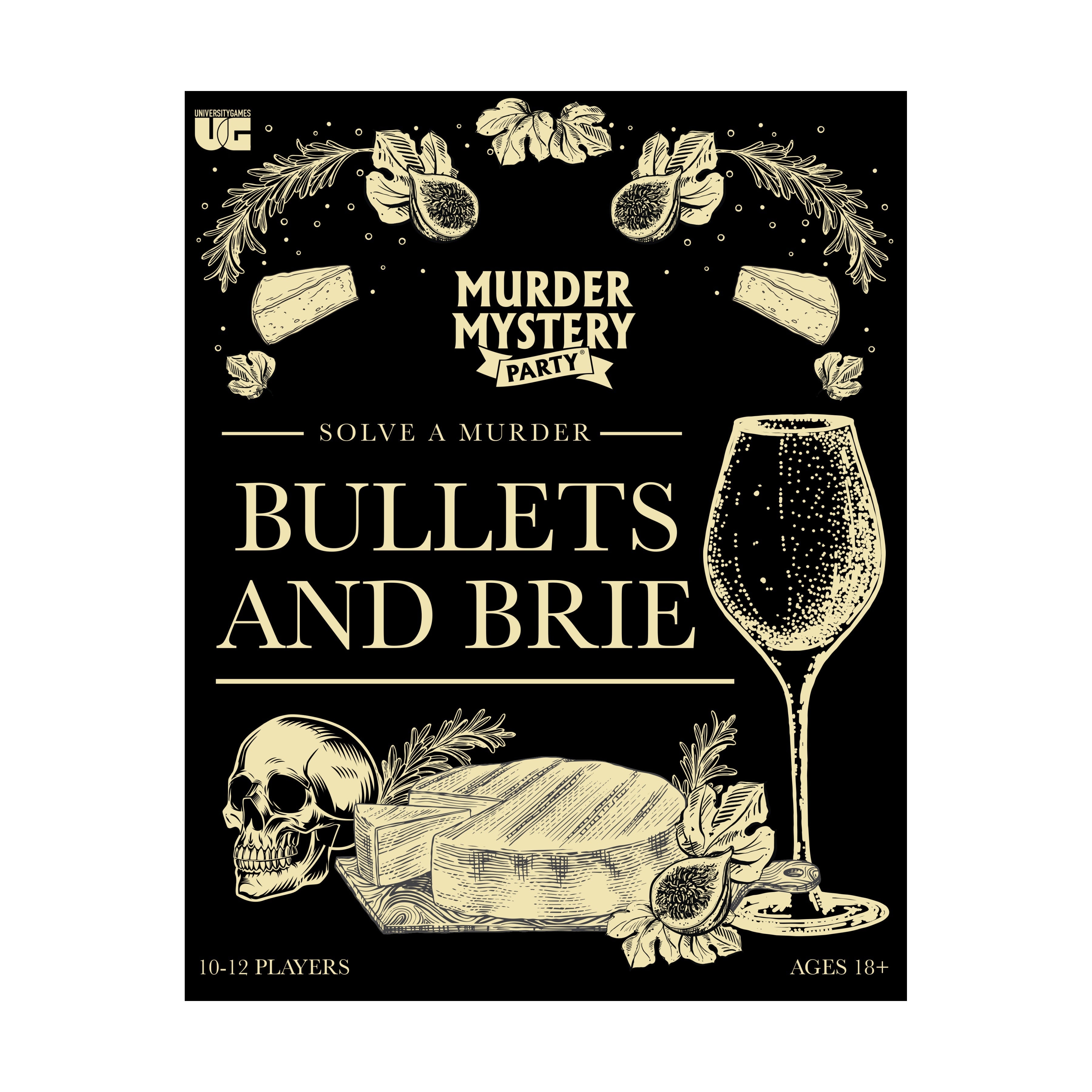  Murder Mystery Party - Bullets and Brie - Multi-color - Bonton