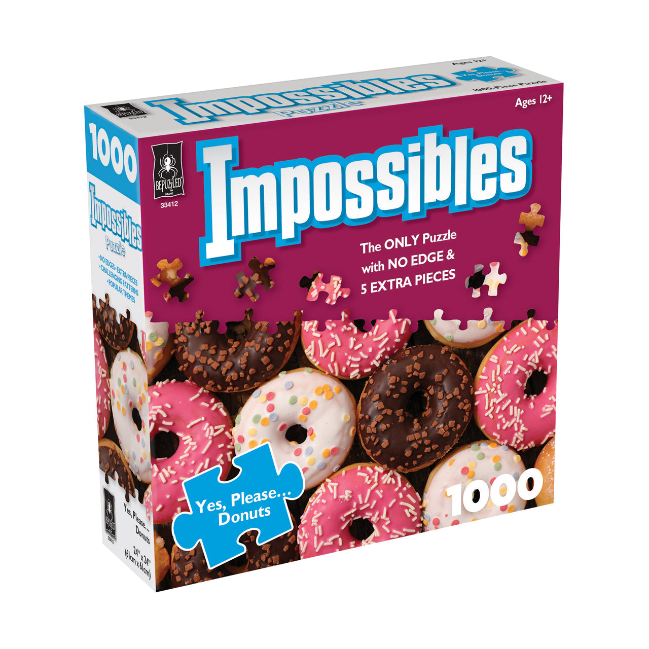  Yes, Please Donuts: 1000 Pcs - Multicolor - Bonton