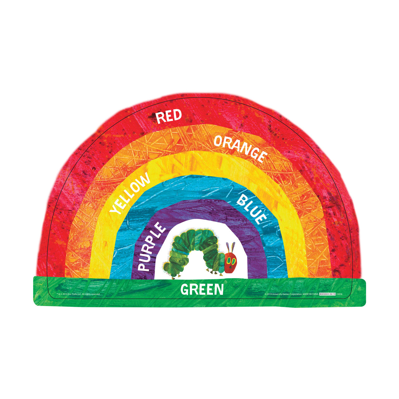  The Very Hungry Caterpillar - 2-Sided Floor Puzzle: 26 Pcs - Multicolor - Bonton