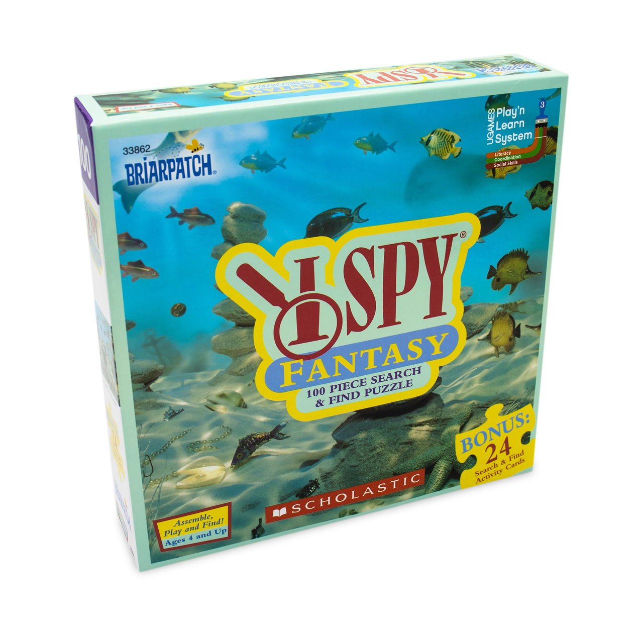  I Spy Fantasy Search & Find Puzzle: 100 Pcs - Multicolor - Bonton