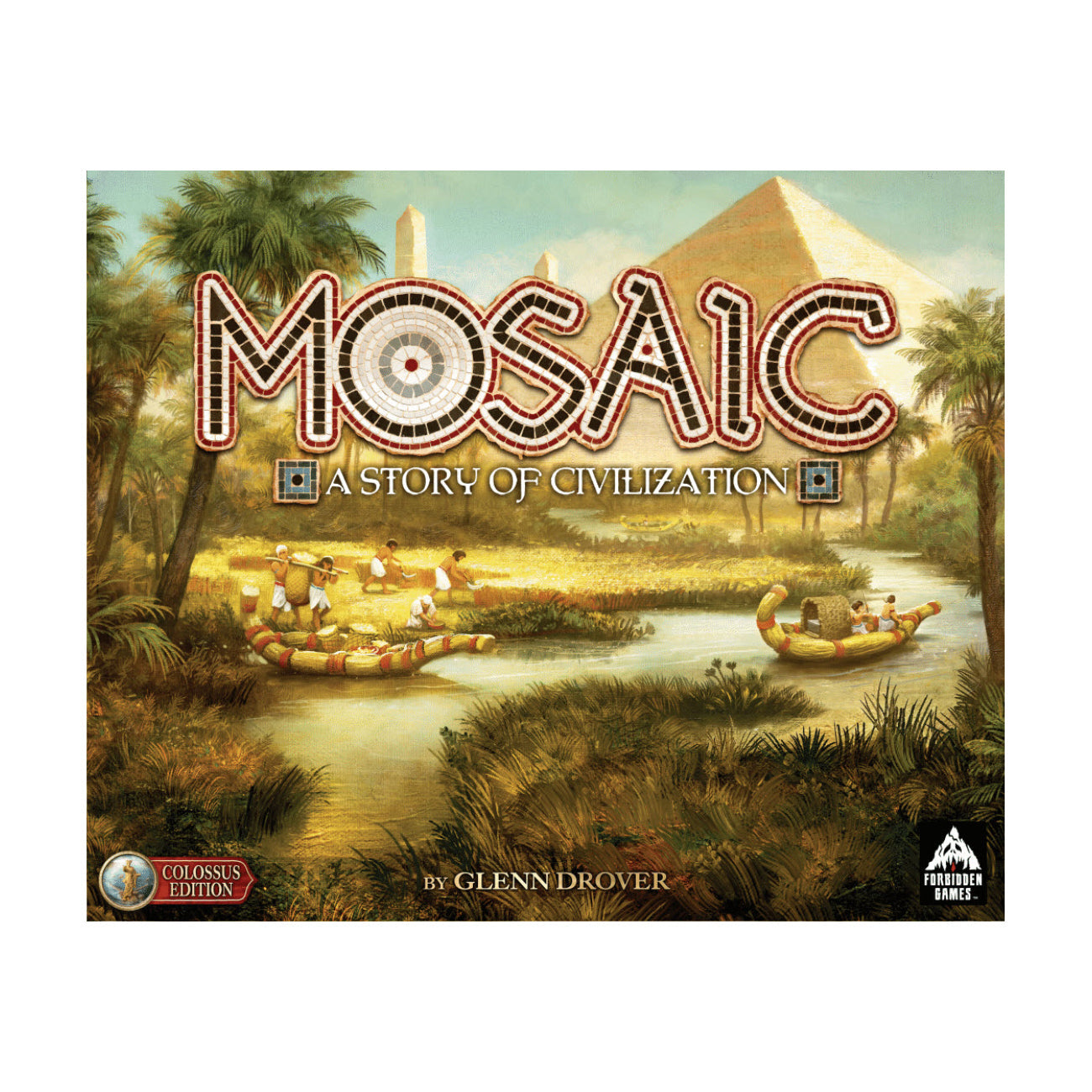  Forbidden Games Mosaic: A Story of Civilization - Colossus Edition - Multi-color - Bonton