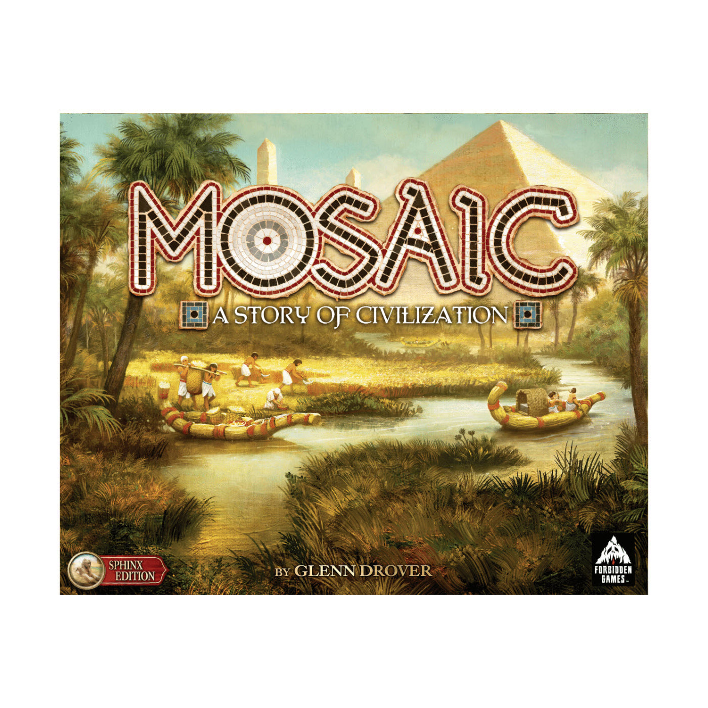  Forbidden Games Mosaic: A Story of Civilization - Sphinx Edition - Multi-color - Bonton