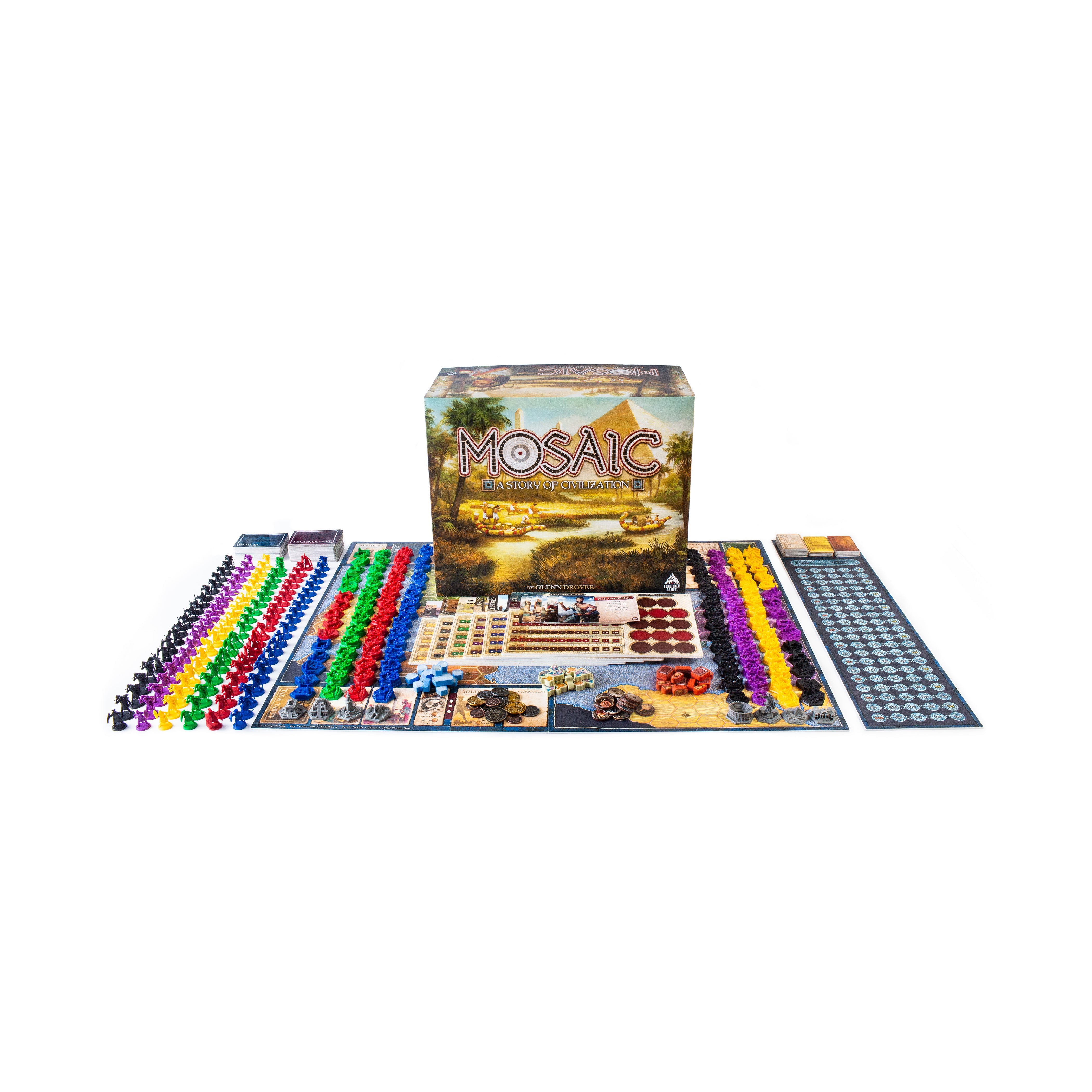  Forbidden Games Mosaic: A Story of Civilization - Colossus All-In Pack - Multi-color - Bonton