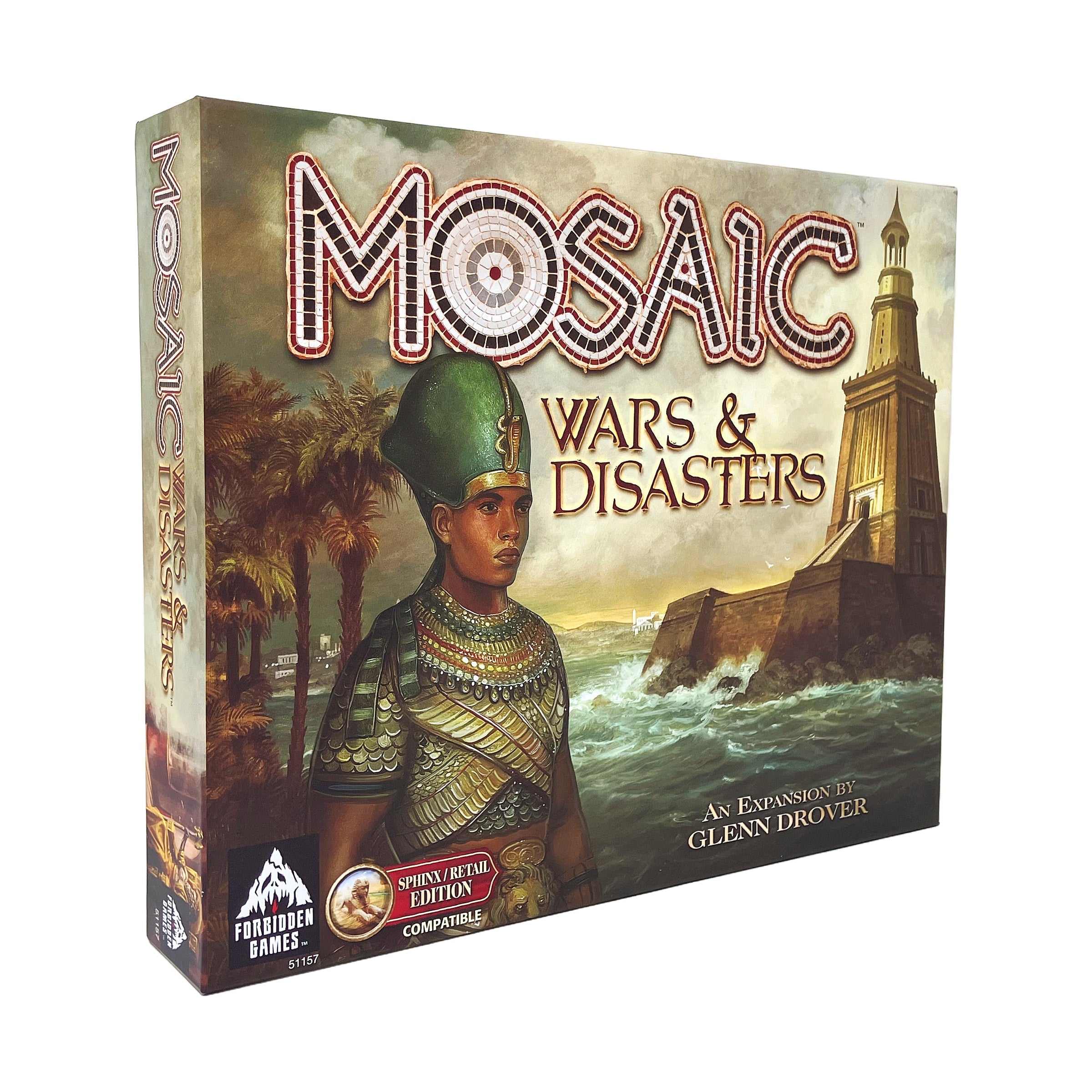  Forbidden Games Mosaic: Wars & Disasters Expansion - Sphinx/Retail Edition - Multi-color - Bonton