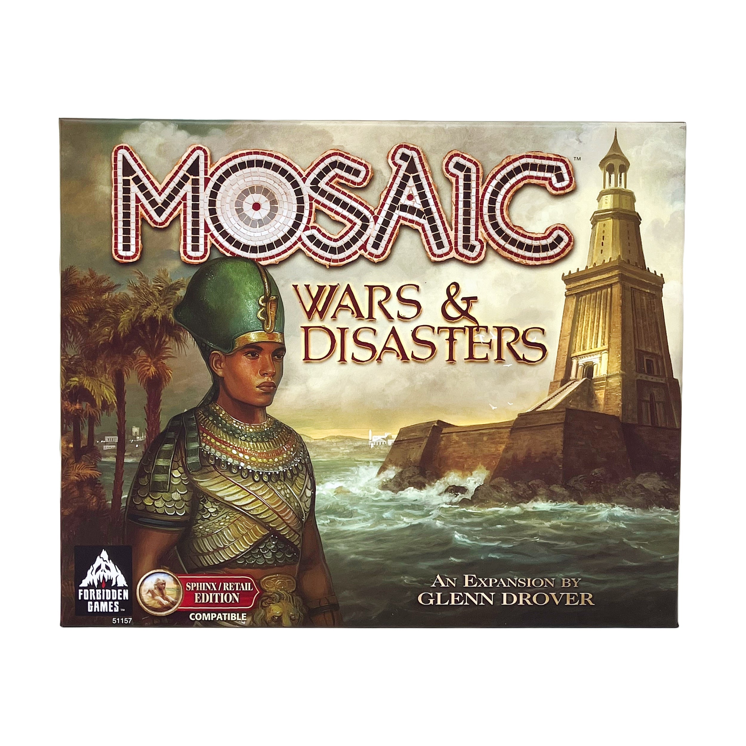  Forbidden Games Mosaic: Wars & Disasters Expansion - Sphinx/Retail Edition - Multi-color - Bonton