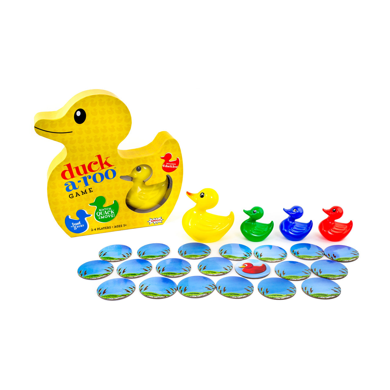  Amigo Duck-a-Roo Game - Multicolor - Bonton