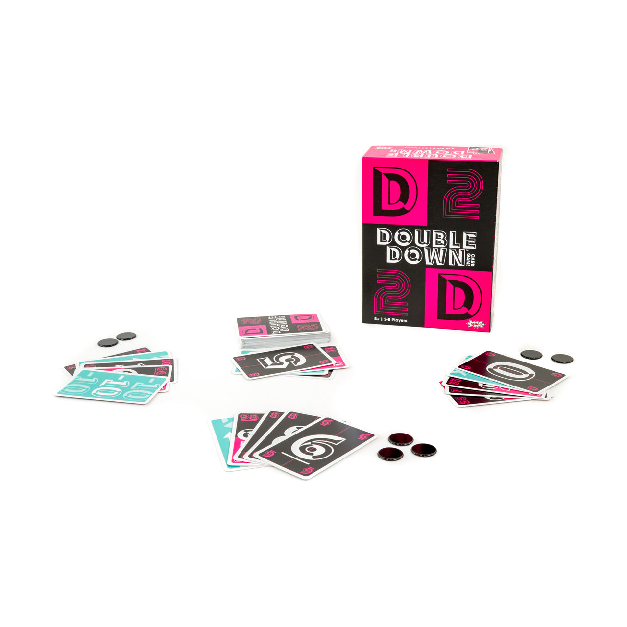  Amigo Double Down Card Game - Multicolor - Bonton