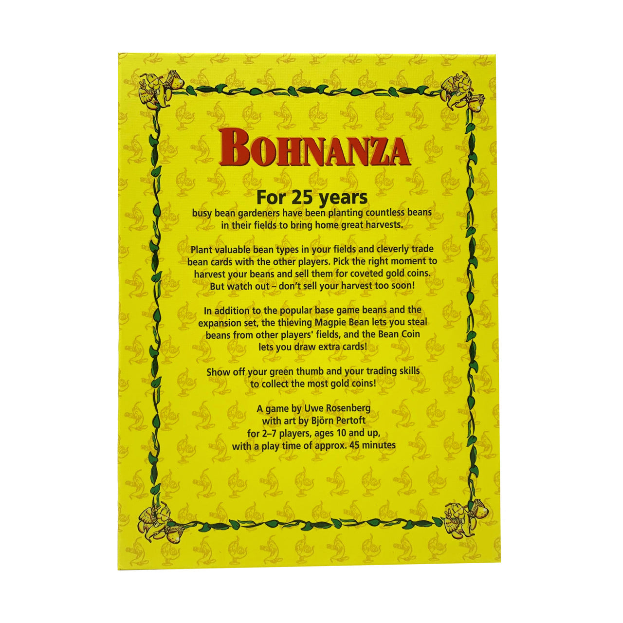  Amigo Bohnanza - 25th Anniversary Edition - Multicolor - Bonton