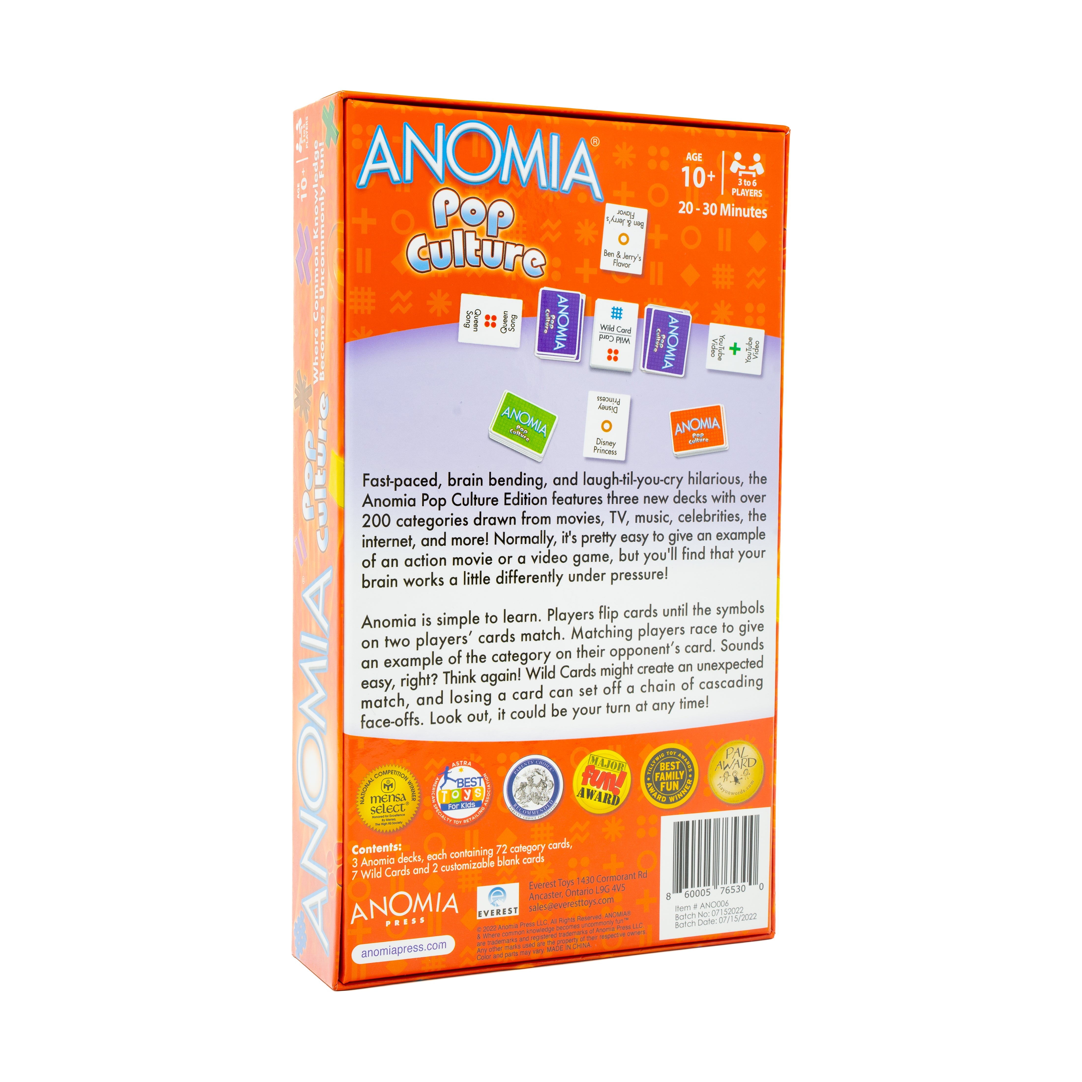  Anomia - Pop Culture Edition - Multi-color - Bonton