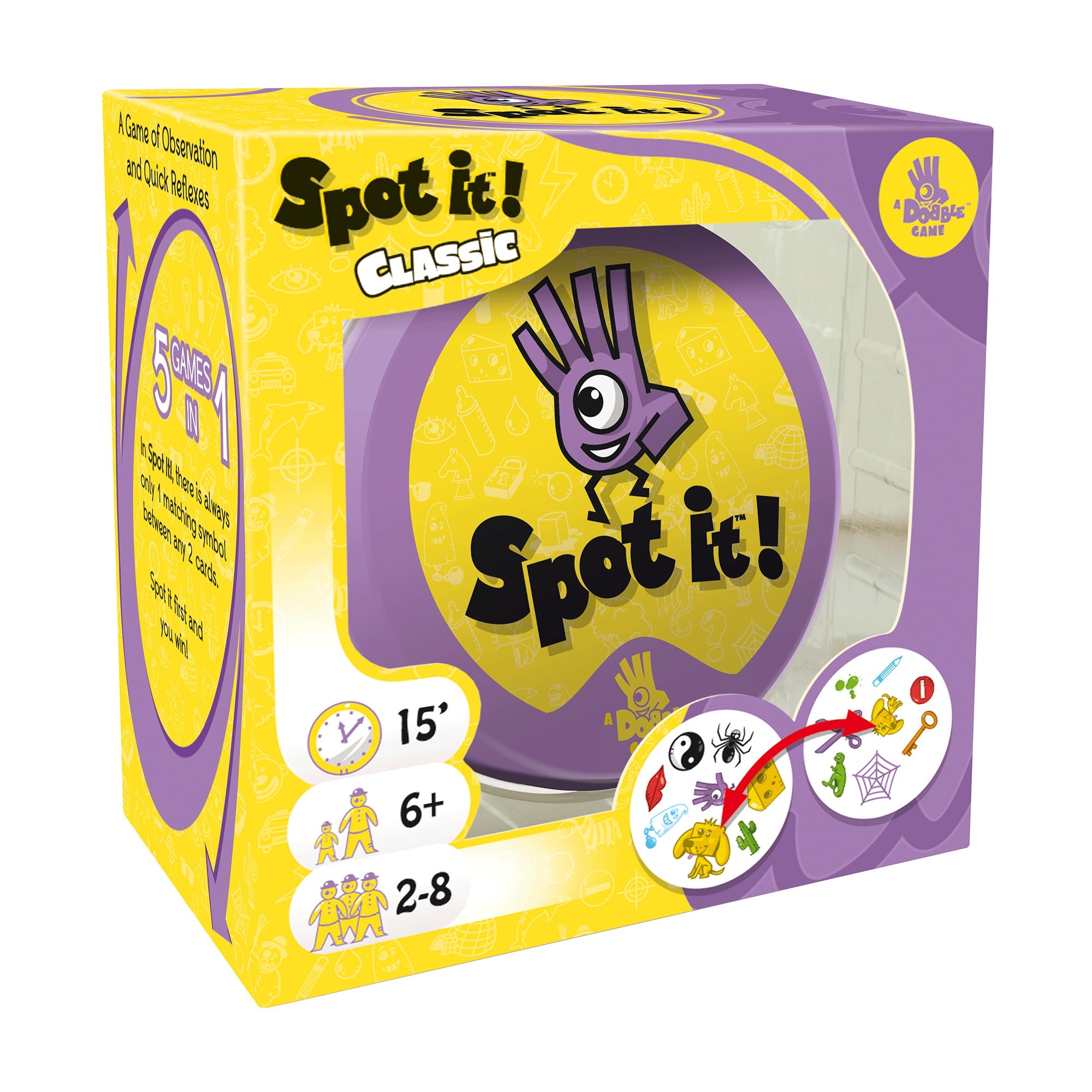  Zygomatic Spot It! Classic - Multi-color - Bonton