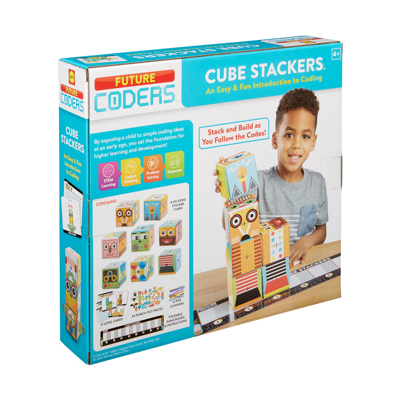  ALEX Toys Future Coders Cube Stackers - Multicolor - Bonton