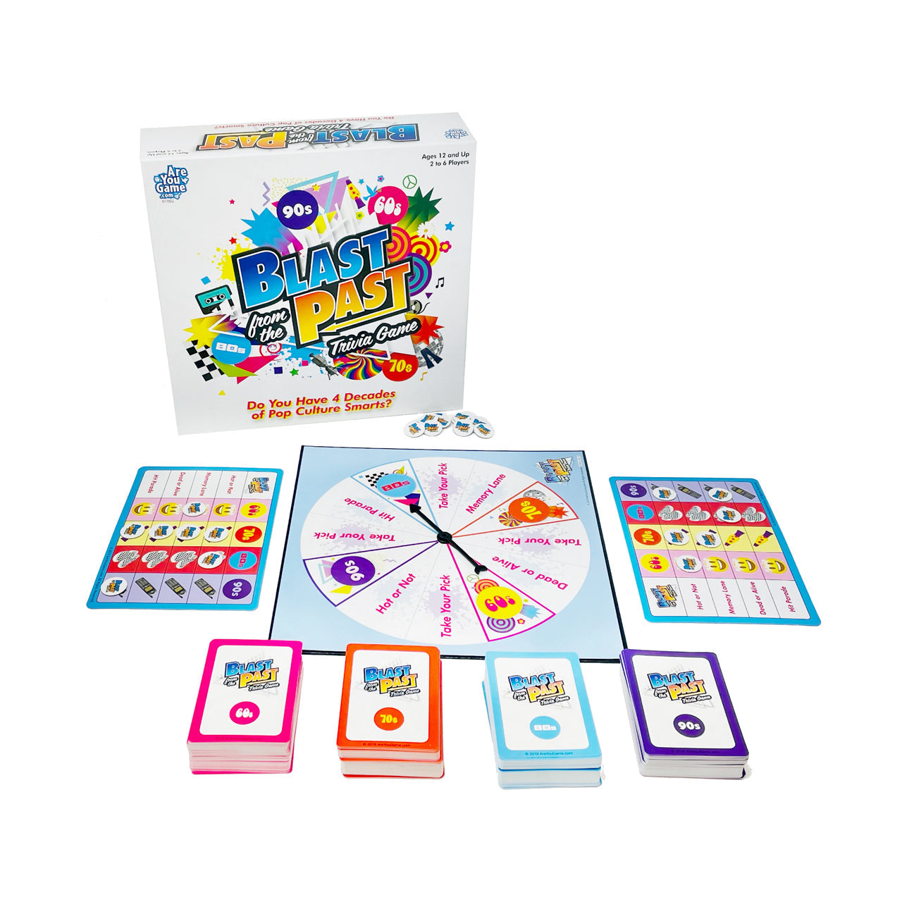  Blast from the Past Trivia Game - Multicolor - Bonton