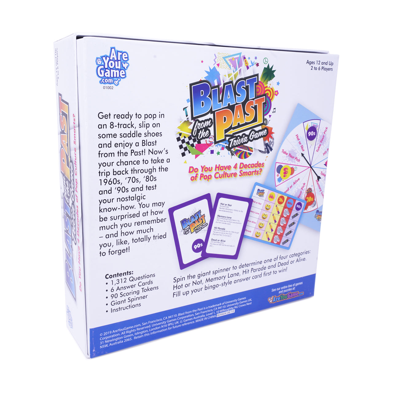  Blast from the Past Trivia Game - Multicolor - Bonton