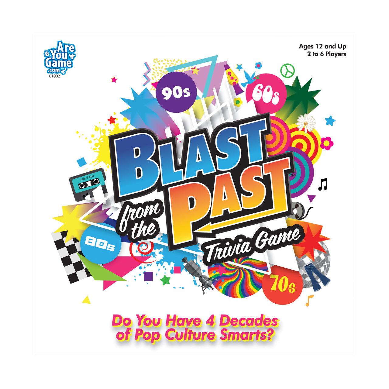  Blast from the Past Trivia Game - Multicolor - Bonton