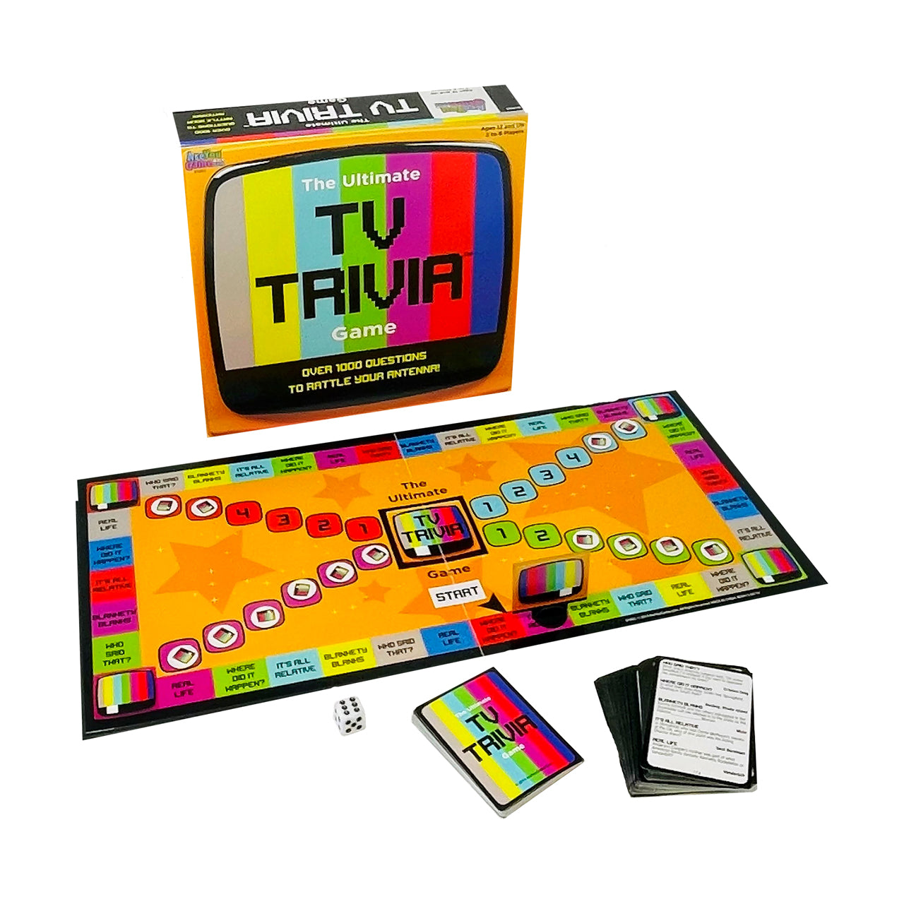  The Ultimate TV Trivia Game - Multicolor - Bonton