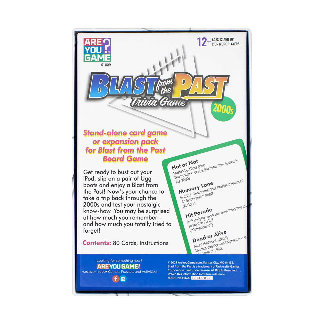  Blast from the Past Trivia Game - 2000s Expansion - Multicolor - Bonton