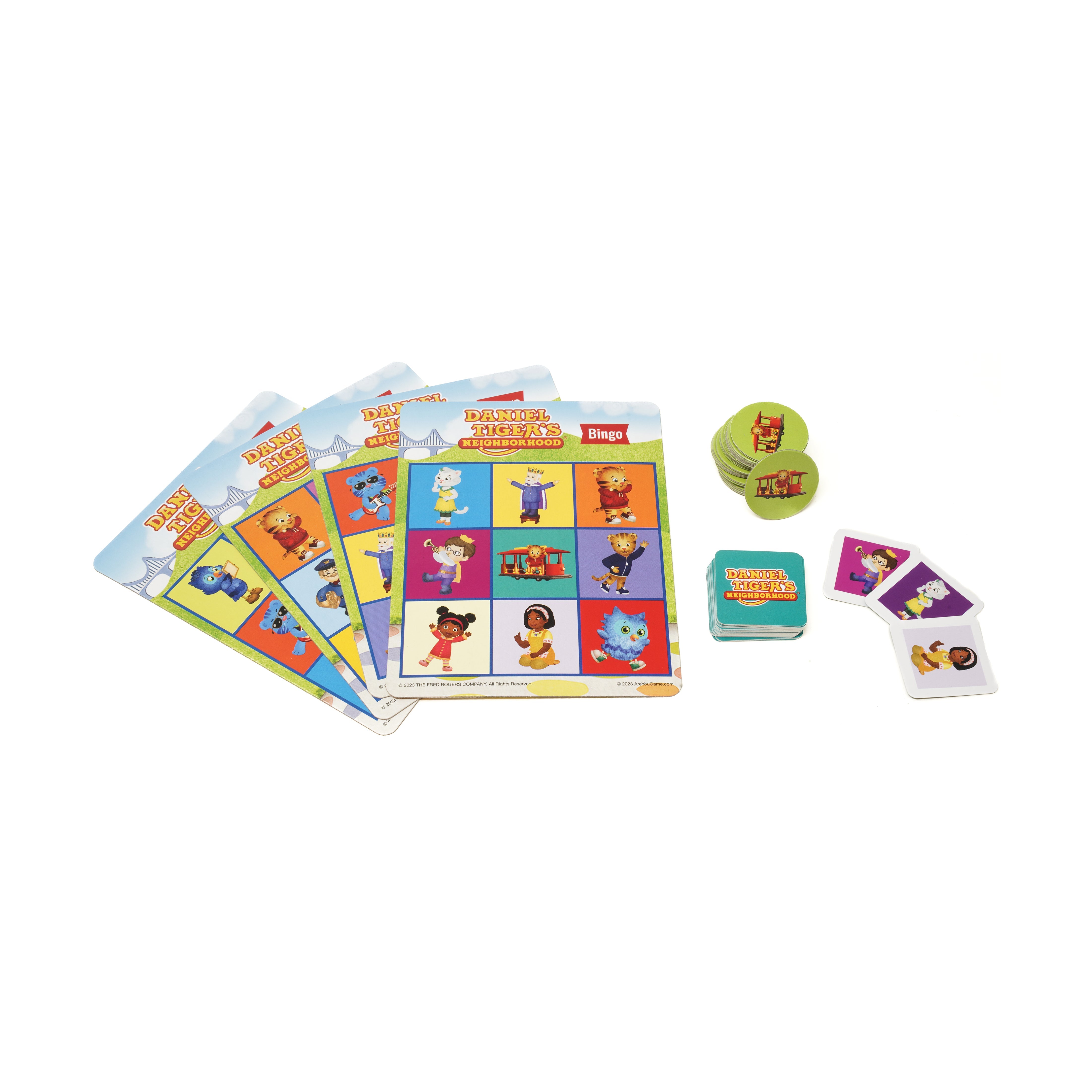  AreYouGame.com Daniel Tiger's Neighborhood Bingo & Memory Match Tin - Multi-color - Bonton