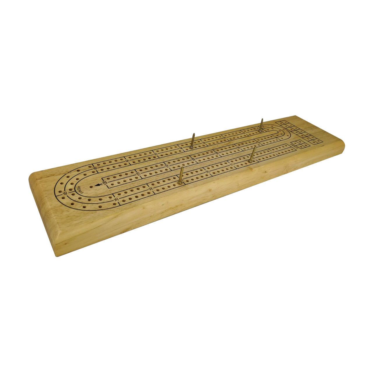  Solid Wood Cribbage - Multicolor - Bonton